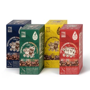 테티스커피 4종세트 콜드브루 원액 스틱 더치커피 파우치 선물세트