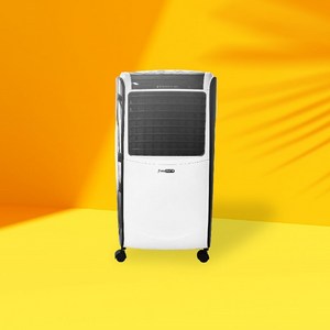 프롬퓨어 사무실 전기 가정용 온풍기 업소용 PTC 히터 난방기 난로 FP-H23, 화이트&블랙