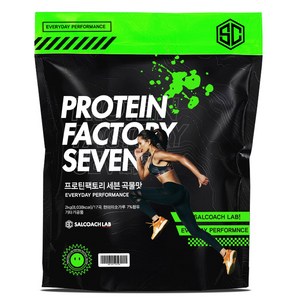 살코치 프로틴팩토리 세븐 헬스 단백질 보충제 곡물맛, 2kg, 3개