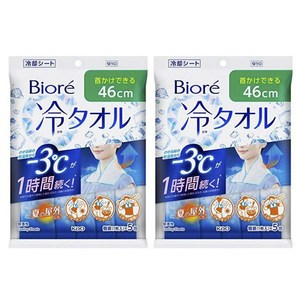 비오레 쿨 타월 5개입, 2개
