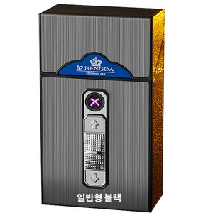 담배케이스 플라즈마 라이터 아크 일체형 신형 충전 지포 고급라이터, 담배케이스플라즈마라..., 1개