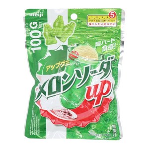일본 메이지 멜론소다 업 구미 젤리 100g x 6개, 100g, 6개