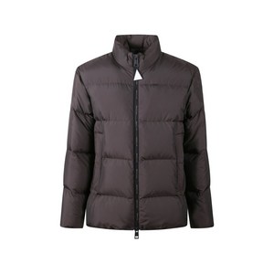 몽클레르 로고 패치 패딩 재킷, 브라운계열, Numeric 5(KR 108-190)