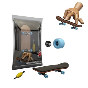 기본 핑거보드 손가락 스케이트보드 fingerboard, 스카이블루바퀴, 1개