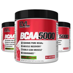 EVLUTIONNUTRITION BCAA 5000mg, 249g, 3개
