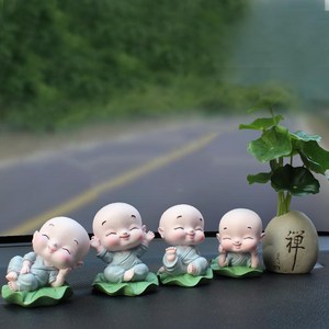 연꽃 아기 동자승 4종세트, 그레이