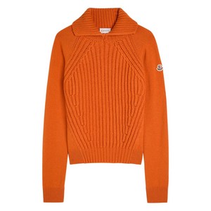 몽클레르 버진 울 혼방 스웨터, 오렌지계열, Standard M(KR 66)