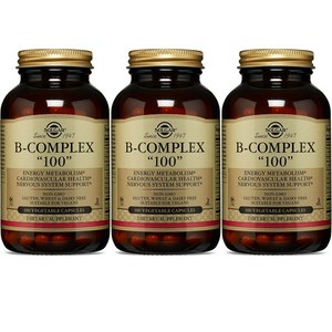 솔가 B-컴플렉스 100 베지터블 캡슐, 100정, 3개