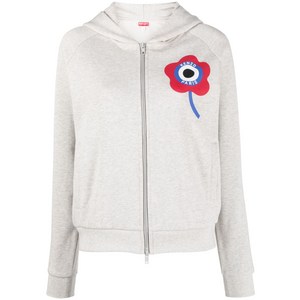 겐조 로고 프린트 후드 집업