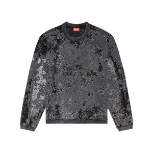 디젤 디스트레스드 이펙트 스웨트셔츠