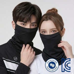 KN60 2매입 여름 머프 메쉬 페이스커버 자외선차단 넥커버 마스크 등산 골프 낚시 멀티 스카프