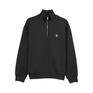 메종키츠네 폭스 헤드 집업 스웨트셔츠, 블랙계열, Standard M(KR 100)