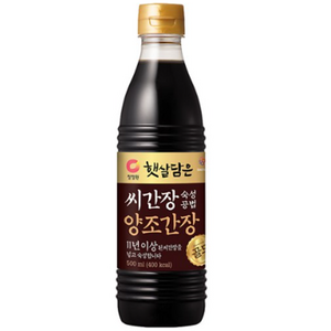 대상 청정원 씨간장 숙성 양조간장 골드, 500ml, 6개