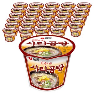 농심 사리곰탕 큰사발면 111g, 32개