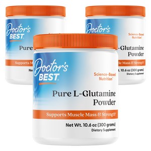 닥터스베스트 퓨어 L-글루타민 파우더, 300g, 3개