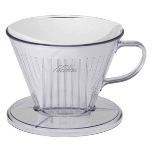 칼리타 플라스틱 커피 드리퍼 입구가 넓은 타입 4-7인용 103-DL, 0ml, 1개