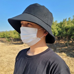 아이케이 빅사이즈 대두 무지 벙거지 모자 버킷햇 숏챙 중챙