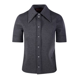 구찌 button collar shirt, 그레이계열, Italy 42(KR 66)