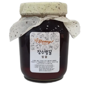 국내산 밤꿀 장수농원 자연벌꿀, 2.4kg, 장수 밤꿀, 1개
