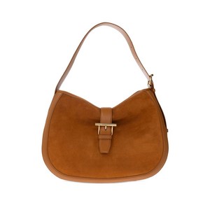 알렉산더맥퀸 T바 스웨이드 숄더 백