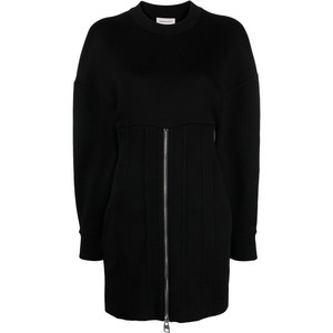 알렉산더맥퀸 알렉산더 맥퀸 지퍼 디테일 미니 드레스, 블랙계열, Italy 40(KR 55)