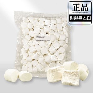 화이트 빅 마시멜로 마쉬멜로우, 1kg, 1개