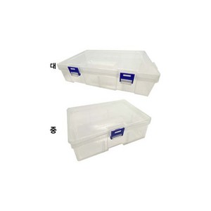 투명 케이스 플라스틱 박스 부품 상자 대 중 5x12x5.8cm 23x16x6cm, 1개