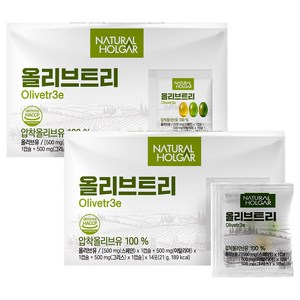 네츄럴올가 지중해 올리브오일 트리 캡슐 42캡슐, 14회분, 2박스