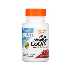 닥터스베스트 코엔자임 큐텐 CoQ10 100mg 120정 베지캡슐, 1개, 120캡슐