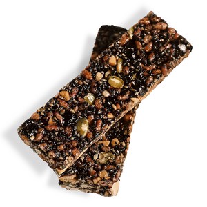 한결맛담 블랙푸드 무설탕 에너지바 글루텐프리 고식이섬유 견과바 견과류 간식, 22g, 10개