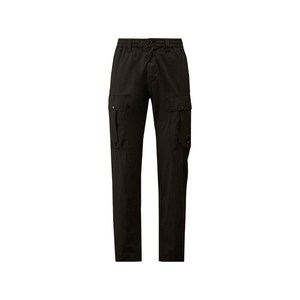 C.P.컴퍼니 로고 패치 카고 팬츠, 블랙계열, Italy 52(KR 110-115)