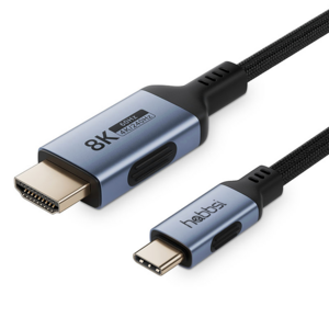 햅시 USB C TO HDMI 8K TV연결 미러링 케이블 삼성 애플 아이패드 스마트폰