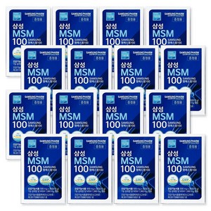 정품홀로그램 삼성MSM100 캡슐 4개월분 480정 무릎 어깨 허리 손목 관절영양제 식이유황 엠에스엠, 16개, 480캡슐