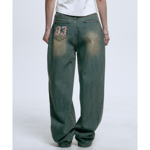 [비바라비다] 83 빈티지 워싱 와이드 데님 팬츠