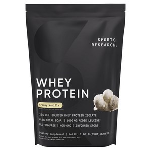 스포츠리서치 유청 단백질 크리미 바닐라 맛