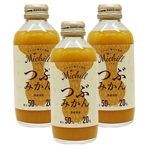 히메이치 에히메현 미치르 알갱이 귤 주스, 175ml, 3개
