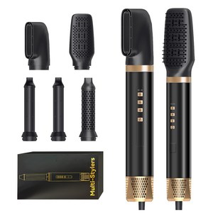 [최신형] RichMagic AI 다용도 BLDC 브러시리스 고속드라이기 5 in 1 음이온 헤어 드라이기 에어 스타일러 저소음 에어브러쉬 프로 고데기 헤어 컬링