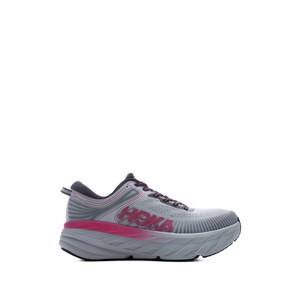 HOKA 본디 7 스니커즈, US 8.5(KR 255), 그레이계열+핑크계열
