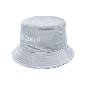 알렉산더맥퀸 로고 프린트 버킷 햇
