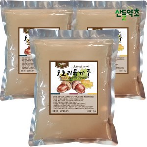 100% 도토리묵가루 1kg 도토리전분 묵재료, 3개