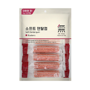 무마진 소프트 강아지 덴탈껌 30p, 블루베리, 270g, 2개