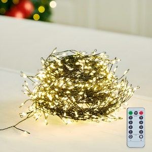 지네전구 줄전구 LED 줄조명 USB 케이블 600구 + 리모콘 세트