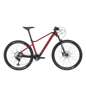 첼로 27.5 XC PRO 30 카본 MTB 입문용 자전거, L, 미조립 택배, 블랙 / 폴리쉬드 레드 (무광), 1개