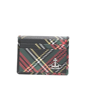 비비안웨스트우드 타탄 플레이드 카드홀더