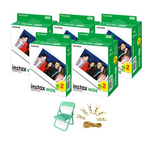 인스탁스 즉석 와이드필름 100p + 포토체어 랜덤발송 + 포토라인 세트