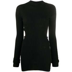 보테가 베네타 모크 넥 골지 스웨터