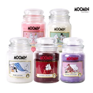 MOOMIN 무민 캔들 향초 양초 라지자 1+1, 2개, L체리크러쉬+L체리크러쉬