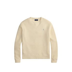 폴로랄프로렌 와플 니트 자수 스웨터, 베이지계열, Standard M(KR 100)