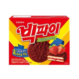 크라운 빅파이 딸기, 324g, 6개