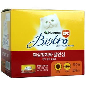 뉴트리나 비스트로 애묘용 캔사료 3.84kg